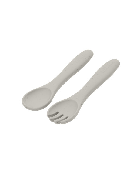 Сет вилица и лъжица Platinum Silicone Sand