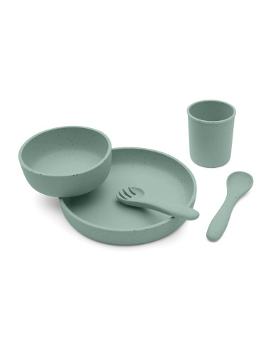 Сет за хранене 5 части Platinum Silicone Sage