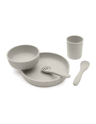 Сет за хранене 5 части Platinum Silicone Sand