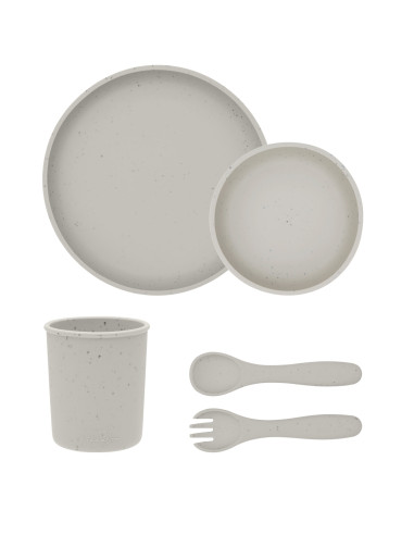 Сет за хранене 5 части Platinum Silicone Sand