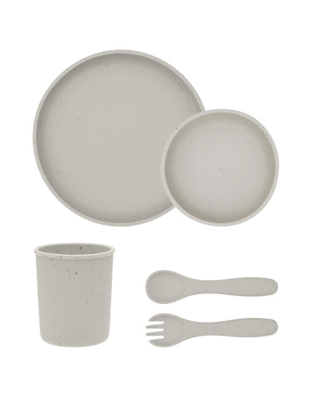 Сет за хранене 5 части Platinum Silicone Sand