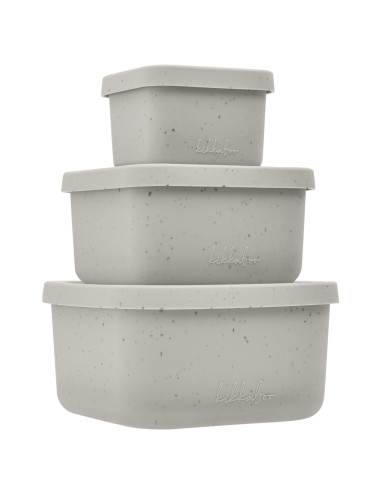 Сет кутии за храна 3 бр Platinum Silicone Sand