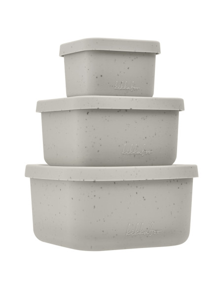 Сет кутии за храна 3 бр Platinum Silicone Sand