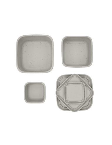 Сет кутии за храна 3 бр Platinum Silicone Sand