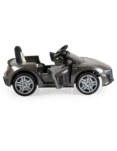 Акумулаторна кола Audi R8 Spyder мет. сив