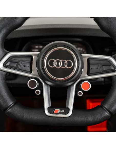 Акумулаторна кола Audi R8 Spyder мет. сив