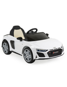 Акумулаторна кола Audi R8 Spyder бял