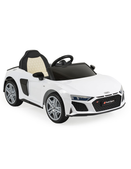 Акумулаторна кола Audi R8 Spyder бял