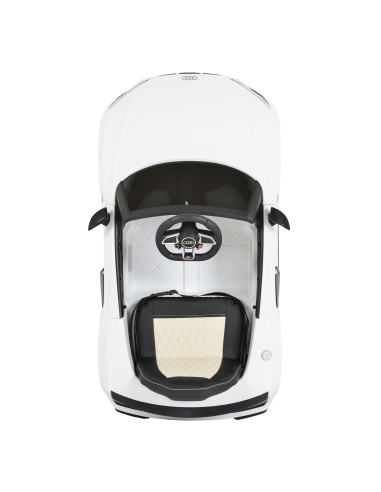 Акумулаторна кола Audi R8 Spyder бял