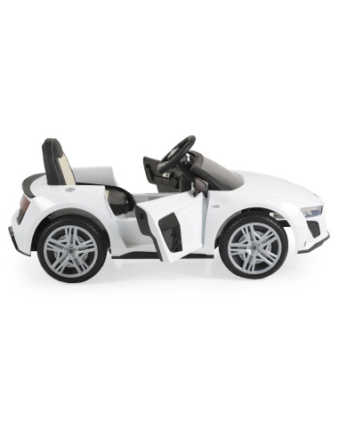 Акумулаторна кола Audi R8 Spyder бял