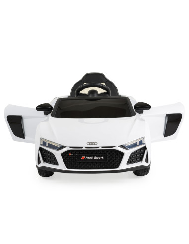 Акумулаторна кола Audi R8 Spyder бял