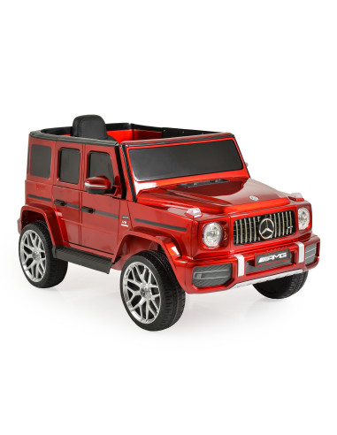 Акумулаторен джип Mercedes-AMG G63 мет. червен