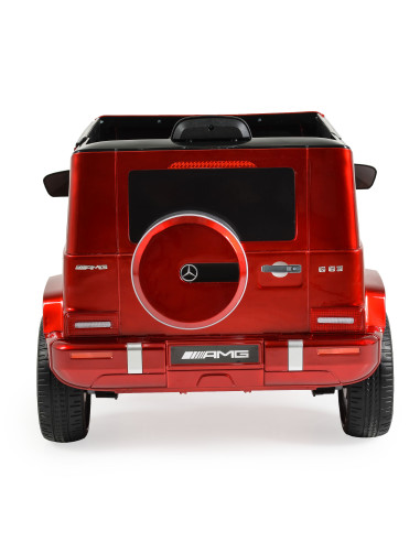 Акумулаторен джип Mercedes-AMG G63 мет. червен