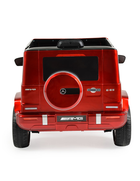 Акумулаторен джип Mercedes-AMG G63 мет. червен