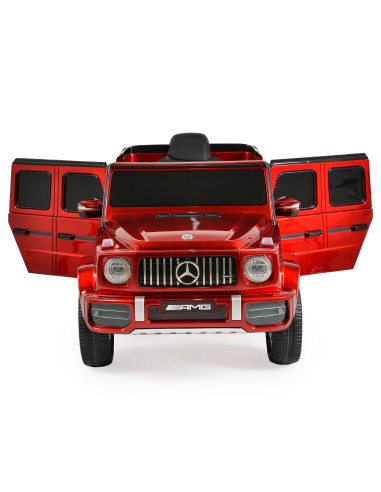 Акумулаторен джип Mercedes-AMG G63 мет. червен