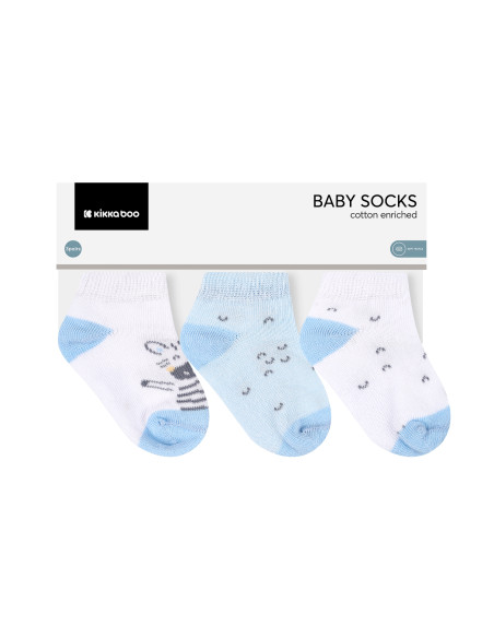 Бебешки летни чорапи Stripy Friends 1-2г