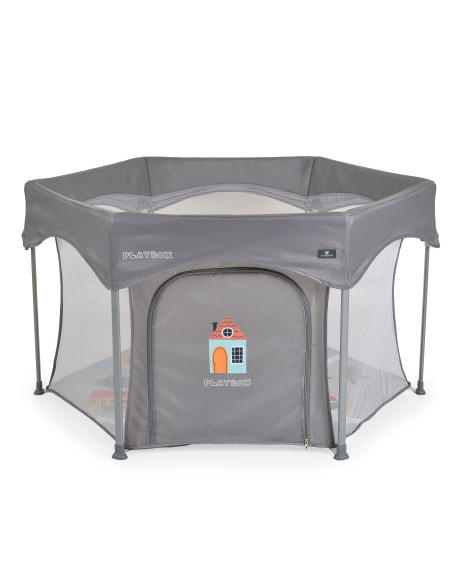 Детска кошара за игра Playbox сив