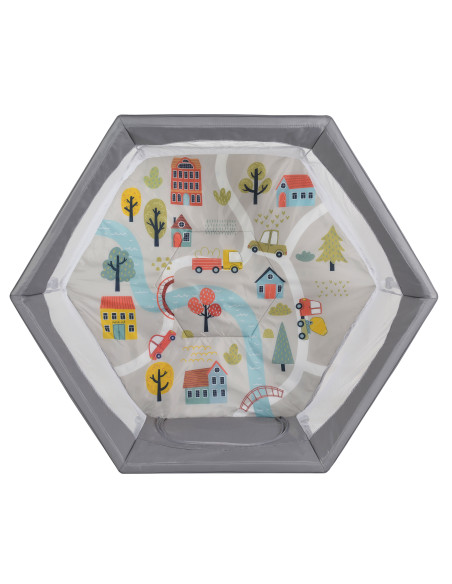 Детска кошара за игра Playbox сив