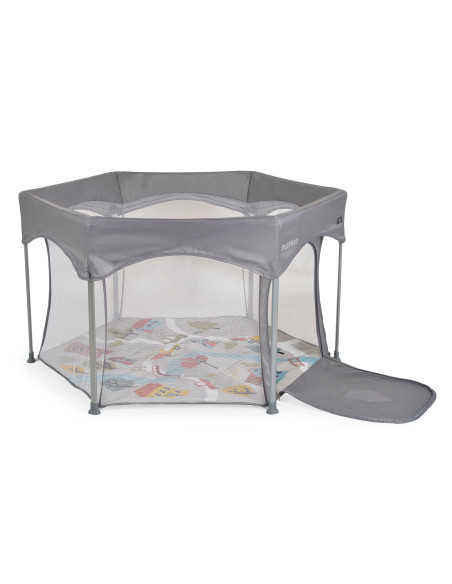 Детска кошара за игра Playbox сив