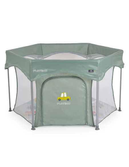 Детска кошара за игра Playbox зелен