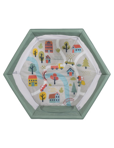 Детска кошара за игра Playbox зелен