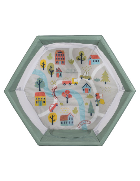 Детска кошара за игра Playbox зелен