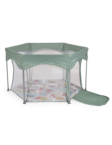 Детска кошара за игра Playbox зелен