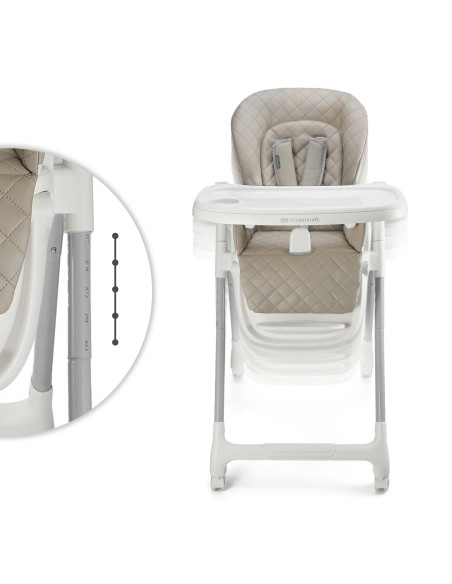Kinderkraft TULO столче за хранене BEIGE