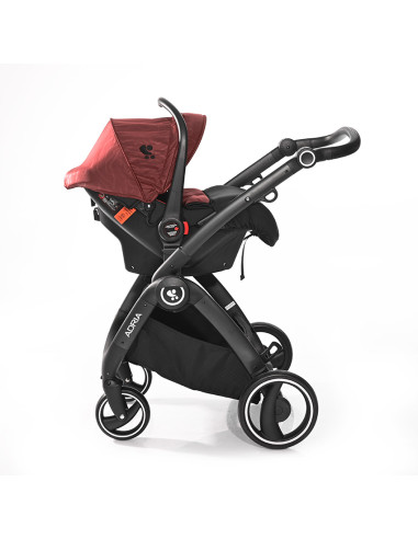 Д.КОЛИЧКА ADRIA BLACK&RED