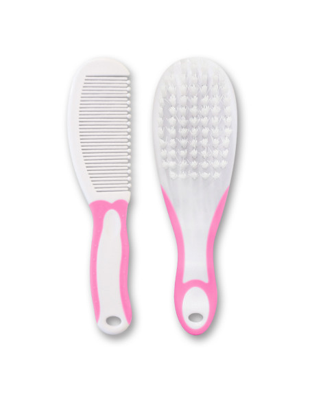 ГРЕБЕН И ЧЕТКА РОЗОВИ