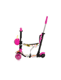 ТРОТИНЕТКА SMART PLUS PINK FLOWERS 2