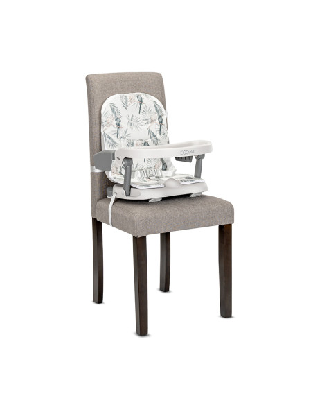 СТОЛ ЗА ХРАНЕНЕ EGO PLUS 2в1 GREY PARROTS ЕКО КОЖА