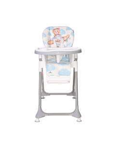 СТОЛ ЗА ХРАНЕНЕ FELICITA BABY BLUE PILOT ЕКО КОЖА 2