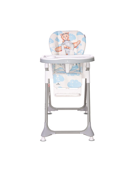 СТОЛ ЗА ХРАНЕНЕ FELICITA BABY BLUE PILOT ЕКО КОЖА