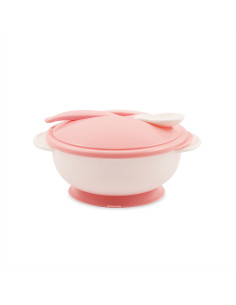 К-Т КУПА+ЛЪЖИЧКА С ВАКУУМНО ДЪНО BLUSH PINK