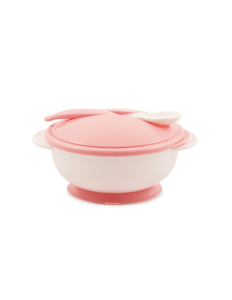 К-Т КУПА+ЛЪЖИЧКА С ВАКУУМНО ДЪНО BLUSH PINK