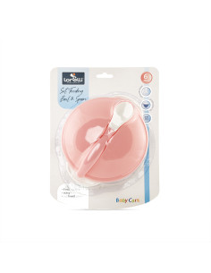 К-Т КУПА+ЛЪЖИЧКА С ВАКУУМНО ДЪНО BLUSH PINK 2