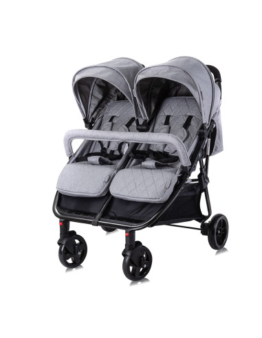 Д.КОЛИЧКА DUO+ЧАНТА COOL GREY до 15 кг за близнаци