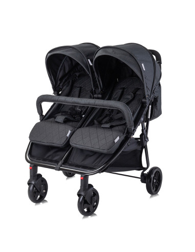 Д.КОЛИЧКА DUO+ЧАНТА BLACK до 15 кг за близнаци