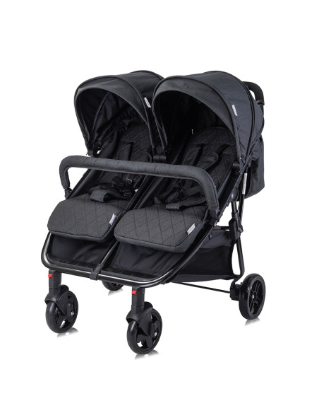 Д.КОЛИЧКА DUO+ЧАНТА BLACK до 15 кг за близнаци