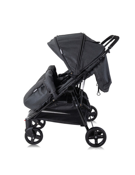 Д.КОЛИЧКА DUO+ЧАНТА BLACK до 15 кг за близнаци