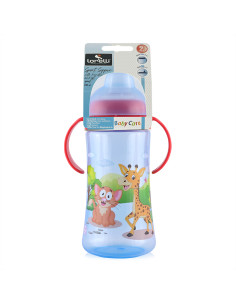 СПОРТНА БУТИЛКА С ДРЪЖКИ И МЕК Н-К 330МЛ СИНЯ 2