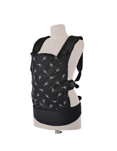 БЕБЕШКА ЕРГОНОМИЧНА РАНИЦА/КЕНГ WALLY BLACK FLORAL