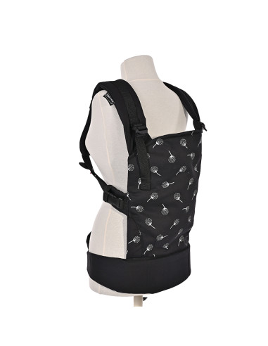 БЕБЕШКА ЕРГОНОМИЧНА РАНИЦА/КЕНГ WALLY BLACK FLORAL