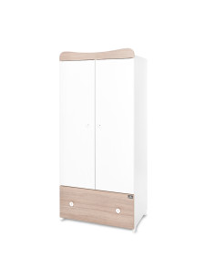 ГАРДЕРОБ EXCLUSIVE БЯЛО/КЕХЛИБАР NEW