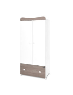 ГАРДЕРОБ EXCLUSIVE БЯЛО/КАФЕ NEW