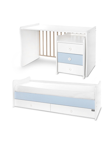 ЛЕГЛО MAXI PLUS NEW 70/160  БЯЛО/BABY BLUE-3BOX