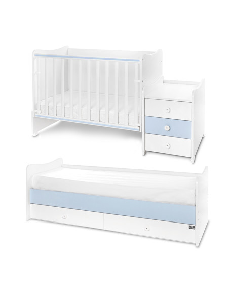 ЛЕГЛО MAXI PLUS NEW 70/160  БЯЛО/BABY BLUE-3BOX