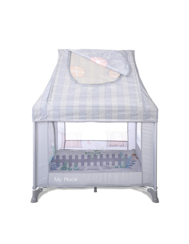 КОШАРА ЗА ИГРА MY PLACE С ПОКРИВ GREY