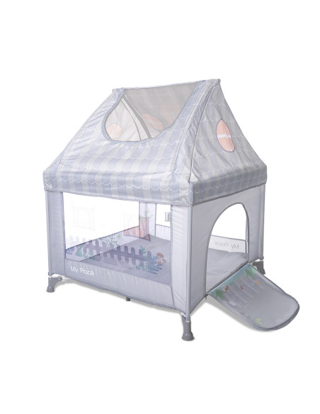 КОШАРА ЗА ИГРА MY PLACE С ПОКРИВ GREY